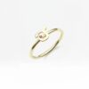 Single-Letter Thai Initial Ring with Natural Gemstones | Colors By Love handcrafted Thai jewelry, Bangkok