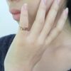 Thai Letter Name Ring with Natural Stone | Colors By Love handcrafted Thai jewelry, Bangkok