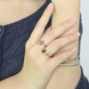 Two Natural 天然石について Ring Octagon-Octagon | Colors By Love handcrafted Thai jewelry, Bangkok