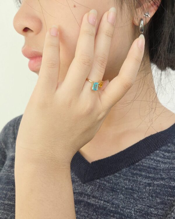 Two Natural 天然石について Ring Octagon-Pear | Colors By Love handcrafted Thai jewelry, Bangkok