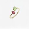 Two Natural 天然石について Ring Pear-Round | Colors By Love handcrafted Thai jewelry, Bangkok