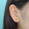 Pear Cut Natural Gemstone Stud Earrings (By Piece) | Colors By Love handcrafted Thai jewelry, Bangkok