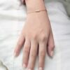Three Baguette Natural Gemstone Bracelet, handcrafted by Colors by Love, Bangkok