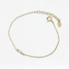 Baguette Natural Gemstone Bracelet, handcrafted by Colors by Love, Bangkok
