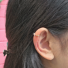 Two Natural Gemstones Ear Cuff, earcuff stones model, Colors by Love