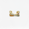 Natural Gemstone Infinity Ear Cuff, handmade in Bangkok by Colors by Love