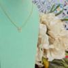Thai Initial Center Necklace, handmade in Bangkok by Colors by Love