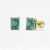Natural Gemstones Octagon Earring, birthstone 7x octagon earrings, Colors by Love