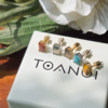 Natural Gemstones Octagon Earring, birthstone 7x octagon earrings, Colors by Love
