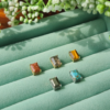 Natural Gemstones Octagon Earring, birthstone 7x octagon earrings cover, Colors by Love